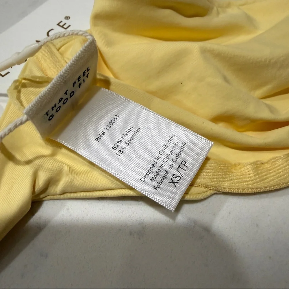 NWT L*Space Sunny Yellow Swimwear